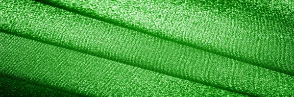 Texture, sfondo, pattern. Il tessuto è verde scuro rivestito wi — Foto Stock