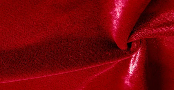 Padrão, textura, fundo, tecido de veludo vermelho, estilo veludo. P — Fotografia de Stock