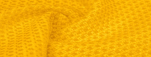 पार्श्वभूमी पोत, नमुना. धातूच्या अनुक्रमे पिवळा फॅब्रिक — स्टॉक फोटो, इमेज