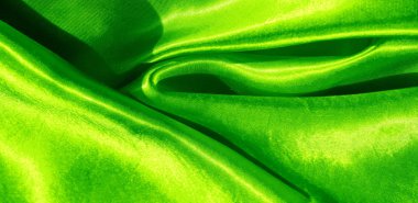 Doku, arka plan, desen, yeşil renk ipek kumaş. Bu bir