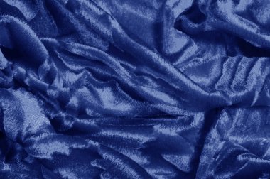 Mavi renk Kadife doku arka plan desen velor bez s