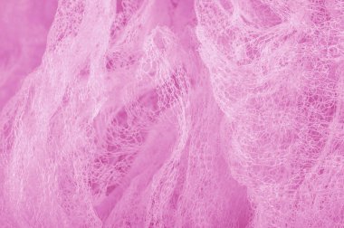 Pembe renk bir örgü kumaş. bu mikro-ince bir kafes, hangi