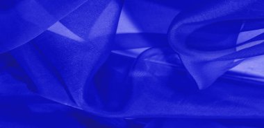 Mavi ipek kumaş dokusu. Ayrıca tasarımınız için de mükemmeldir,