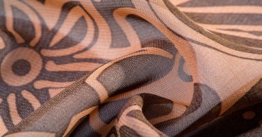 doku, arka plan, desen, duvar kağıdı. kahverengi ipek kumaş patte
