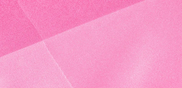 质地，背景，图案，粉红色丝绸面料。这丝绸是 — 图库照片