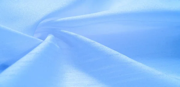 Fundo textura, padrão. tecido azul de seda. De Telio, este — Fotografia de Stock