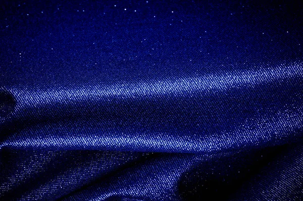 Texture, sfondo, Il tessuto ha un blu brillante, acqua, azzurro c — Foto Stock