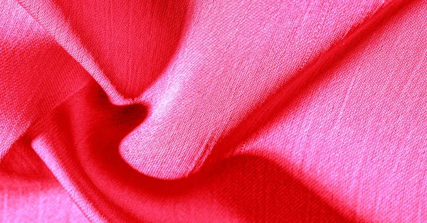 Fundo padrão textura papel de parede, tecido de seda rosa carmesim . — Fotografia de Stock