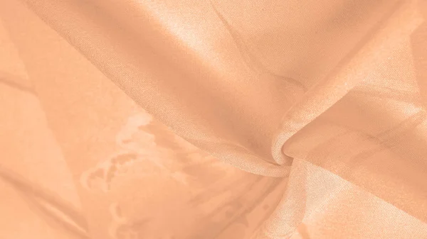 Texture, background, pattern, silk fabric, beige. Your projector — Stock Photo, Image