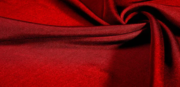 纹理，背景，图案，红色，织物。棉织物 i — 图库照片