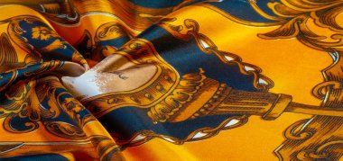 Gotik desenli ipek kumaş. Ben surround olmak için mutlu olurdu