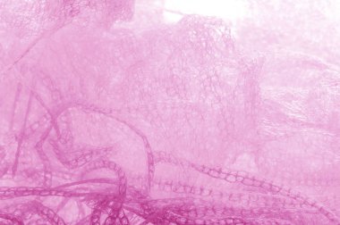 Pembe renk bir örgü kumaş. bu mikro-ince bir kafes, hangi