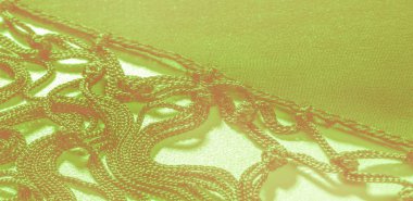 İpek kumaş Arka plan dokusu. Bu doğal bir yeşil salata.
