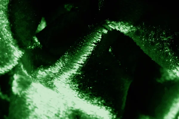 Veludo tecido verde Veludo padrão esculpido de baixo de um incircunciso — Fotografia de Stock