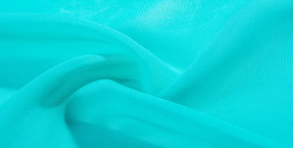 Pola tekstur kain sutra biru. organza sutra ini — Stok Foto