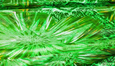 Arka plan dokusu, desen. Yeşilimsi zümrüt gölgesinden ipek.