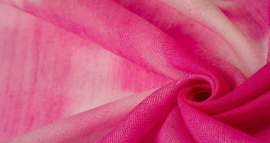 Doku, desen, koleksiyon, ipek kumaş, koyu pembe Hollywood c