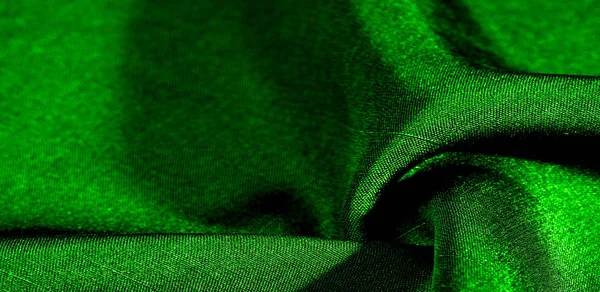 질감, 배경, 패턴, 녹색, 직물. 코튼 패브릭 — 스톡 사진