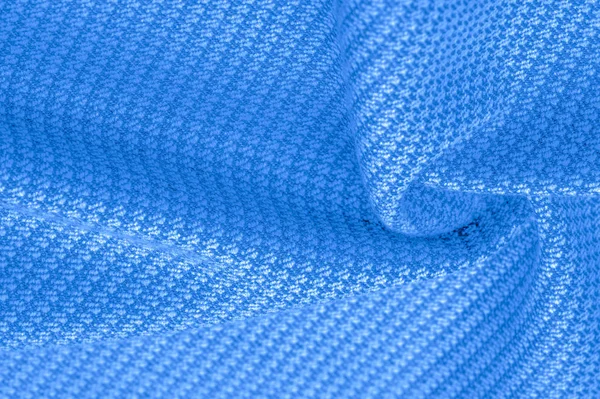 Φόντο υφή, μοτίβο ύφασμα ζεστό μαλλί με ραμμένο μπλε — Φωτογραφία Αρχείου
