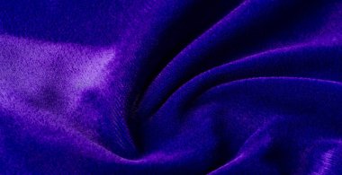 Resim. Doku, arka plan. Kadife kumaş mavi, ric