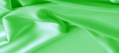 arka plan dokusu, desen. Yeşil zümrüt ipek kumaş. Bu wil