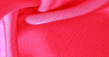 Arka plan desen doku duvar kağıdı, kırmızı pembe ipek kumaş. 