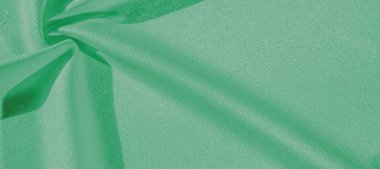 Doku, arka plan, ipek kumaş, yeşil kadın şal Uygun