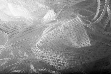 Doku, arka plan, desen. Beyaz tül. Bu olağanüstü n ekleyin