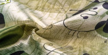 Arka plan dokusu Bir ipek baskı ile Evrensel georgette, drawin