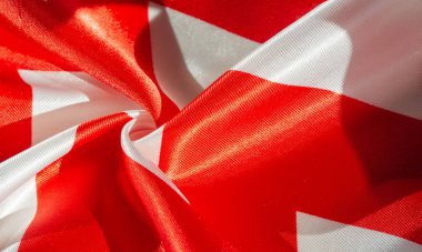 Doku, arka plan, desen, ipek kırmızı ve beyaz krep nefes. L