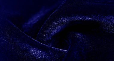 Doku arka planı, desen. mavi kadife. Bu ağır siklet vel