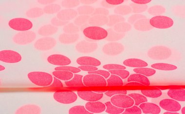 Doku Arka Plan, Kırmızı Polka Nokta Desenli İpek Kumaş oluşturma f