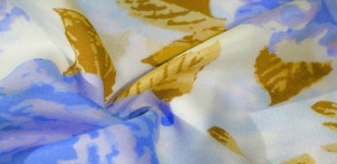 doku deseni pamuklu kumaş. Beyaz bir backgrou üzerinde çiçekler güller