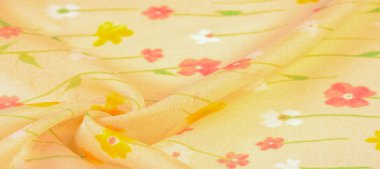 Doku, arka plan, desen, ipek kumaş, bir be küçük çiçekler