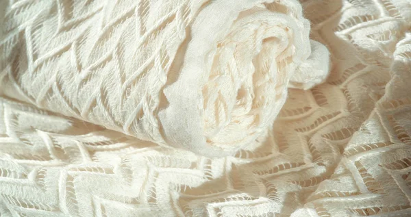 Textuur, achtergrond, patroon, zijde stof, gelaagde Lace Tulle, p — Stockfoto
