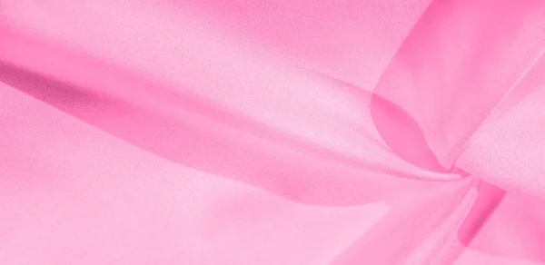 Υφή, φόντο, μοτίβο, ροζ μετάξι ύφασμα. Αυτό το μετάξι είναι Inc — Φωτογραφία Αρχείου