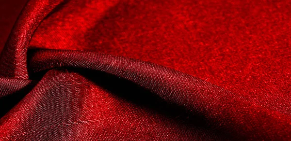 Textura, fondo, patrón, color rojo, tela. tela de algodón i — Foto de Stock