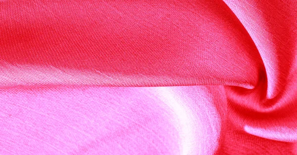 Achtergrond patroon textuur behang, Crimson Pink zijde stof. — Stockfoto