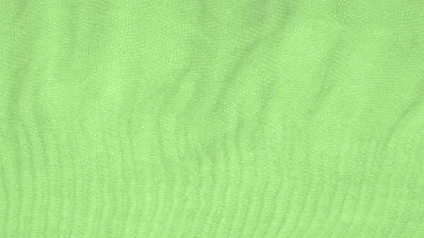 Texture, background, pattern, green silk corrugation crushed fab — Stock Photo, Image