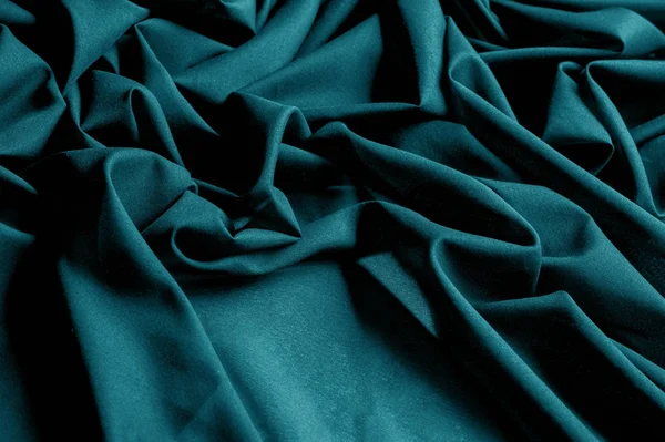 Texturé, fond, motif, tissu turquoise. C'est un unus. — Photo