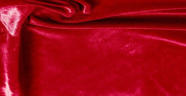 Pattern, texture, background, red velvet fabric, velvet style. P — Stock Photo, Image