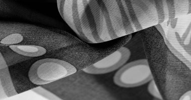 doku, arka plan, desen, duvar kağıdı. Siyah beyaz ipek kumaş