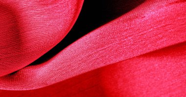 Arka plan desen doku duvar kağıdı, kırmızı pembe ipek kumaş. 
