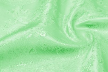 Doku arka plan Kumaş ipek yeşil İnce ve Hafif, y ekleyin