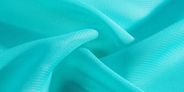 Textur bakgrund mönster blått sidentyg. Denna Silk organza — Stockfoto