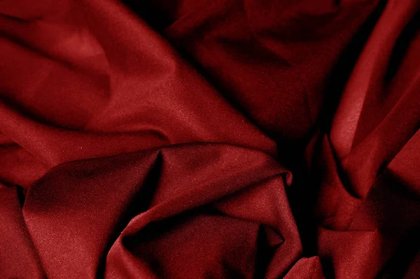 Texture, sfondo, modello, panno rosso. Elegante maglia materi — Foto Stock