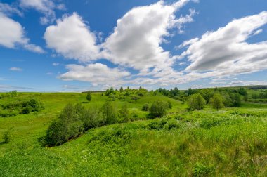 Bahar fotoğrafçılığı, çayırlar, tarlalar, vadiler, tepeler, kırsal alanlar. Dik yamaçlı, derin, dar bir vadi..