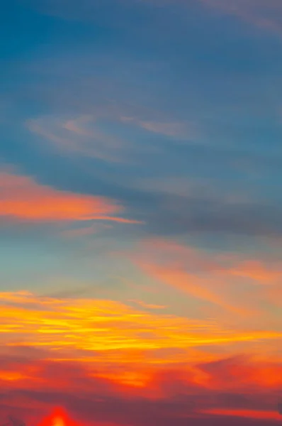 Fotografie Oblohy Mraky Východy Slunce Západy Slunce Oranžovo Žluté Tóny — Stock fotografie