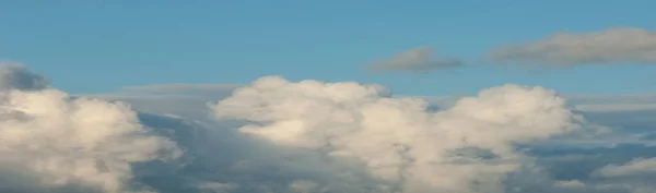 Fotografia Dzikiej Przyrody Cumulus Chmury Płaskie Podstawy Często Opisywane Jako — Zdjęcie stockowe