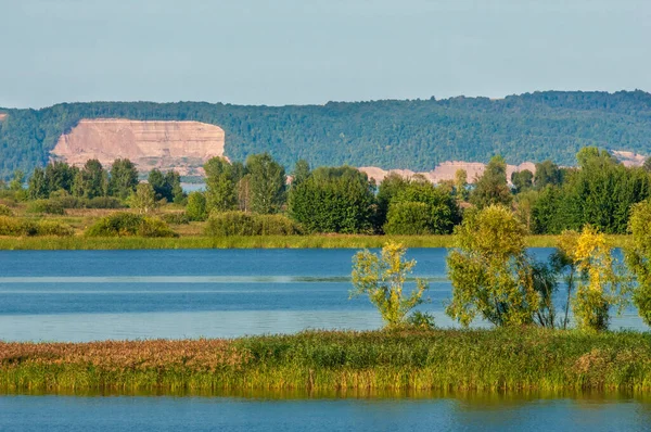 Summer Landscape Large Powerful River European Part World Bulgar Located — Stock Photo, Image